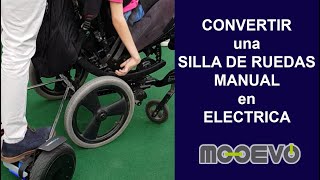 Como convertir una silla de ruedas manual en electrica