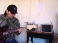 ZT Lunchbox in STEREO with Dan the Mullet playing some Chicken Picking and blues Guitar Licks Part 1