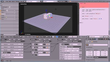 Blender Game Engine - Making a Simple Application to Experiment with Physics Simulation Part 2