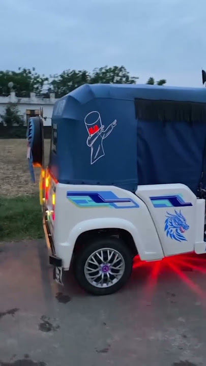 mahindra trio plus electric auto rickshaw modified #shorts #mahindra #trioplus #electricauto #auto