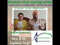 Congratulations   mrs  mr jagdeep s for ur canada visitor visa approval dreamshubimmigration