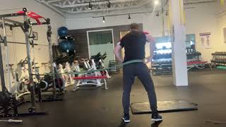 Band Resisted Lateral PLank Crawl