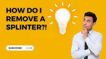 Quick and Easy Splinter Removal: Say Goodbye to Pain!
