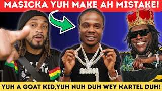 Canadian Vybz Kartel Fan Disses Masicka Over G.O.A.T Statement!