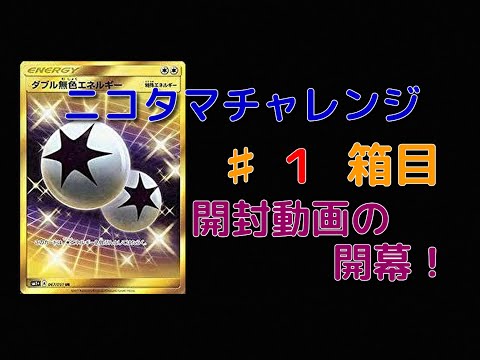 （ポケモンカード開封）ニコタマURチャレンジ　1度目の挑戦