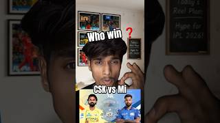 CSK vs Mi  match IPL 2026 Prediction | Today Match Prediction | Cricket Prediction#cricket #ipl2026