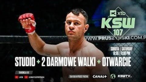 KSW: Studio + 2 darmowe walki XTB KSW 107 + Otwarcie gali w ERGO ARENIE
