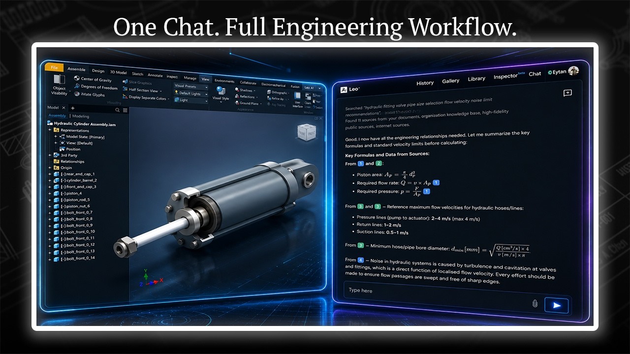 From Spec to CAD in One Conversation with Leo AI