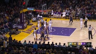 Quarter 2 one box video :lakers vs. jazz, 1/10/2016 12:00:00 am