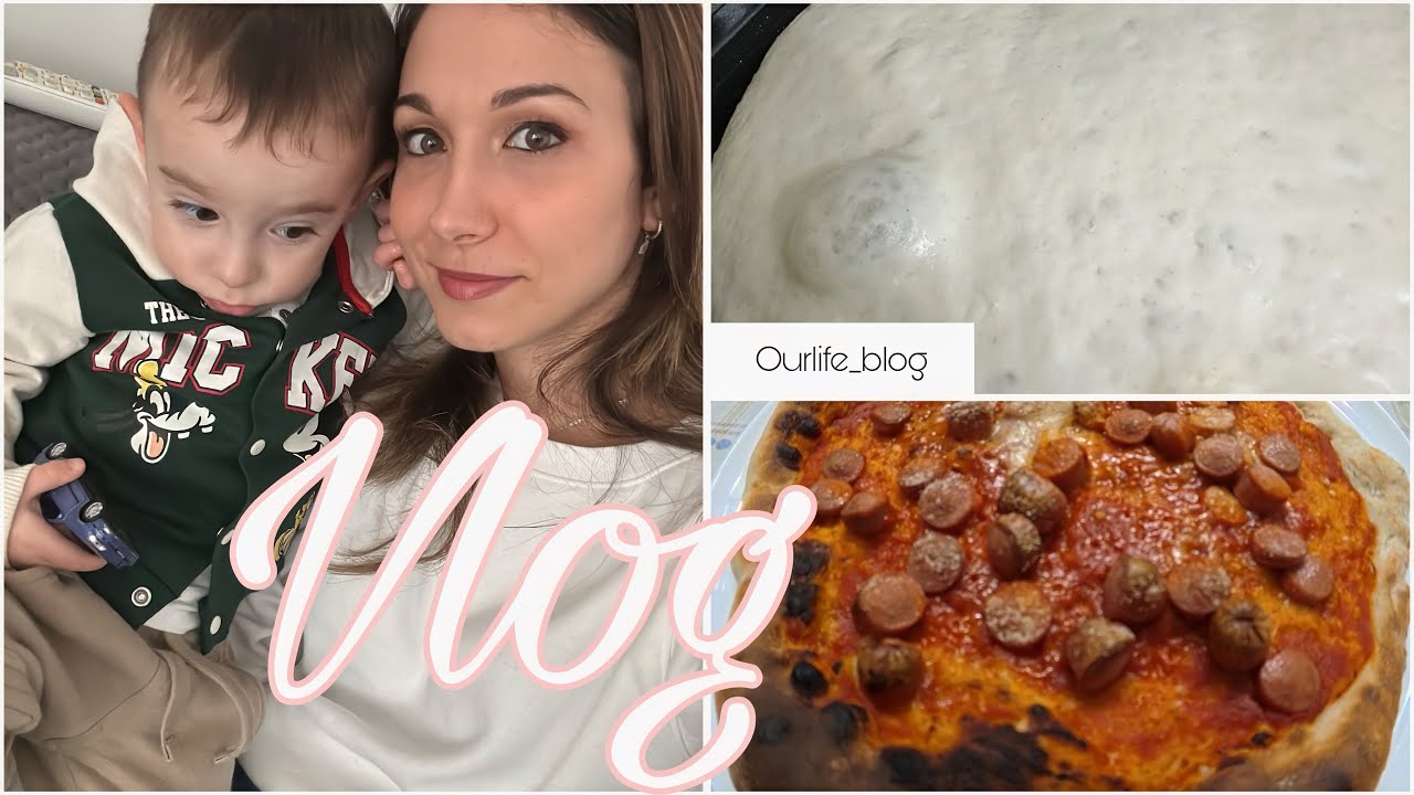 Vlog di chiacchiere, lavoro e facciamo la pizza nel Bimby Tm6