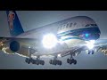 20 BIG PLANE Night Landings at LAX | Los Angeles Plane Spotting