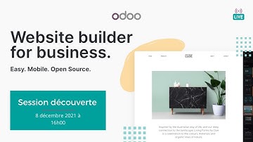 Créez un site web intégré en quelques clics avec Odoo