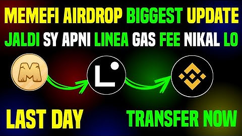 How To Withdrawal Linea Gas Fee From Memefi Airdrop || Memefi Airdrop sy Linea Fee kaise nikale