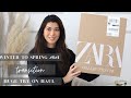 NEW ZARA WINTER TO SPRING TRANSITION 2021 TRY ON HAUL