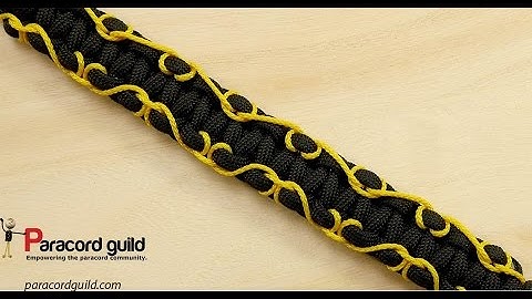 Stitched paracord bracelet- fancy or musical?