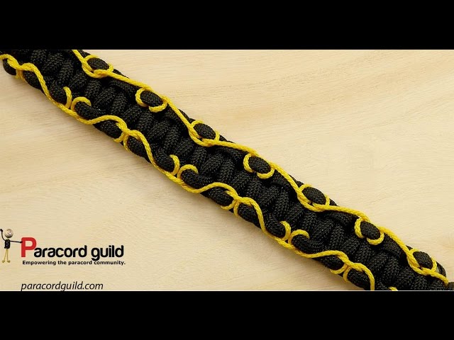 Stitched paracord bracelet- fancy or musical? 