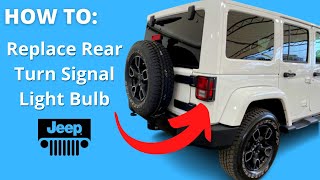 HOW TO Replace Rear Turn Signal Light Bulb | Jeep Wrangler JK 2007-2018 -  YouTube