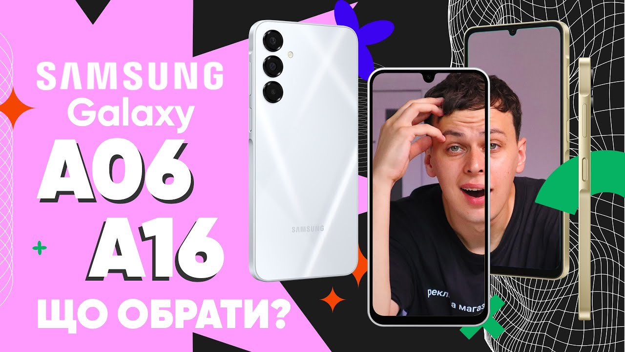 Смартфон Samsung Galaxy A06 4/128Gb Black (SM-A065FZKGSEK