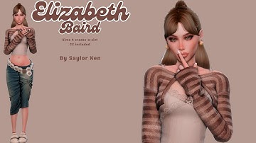 The Sims 4 Create-a-sim| CC links| Sim Download| Realistic Sim| CAS