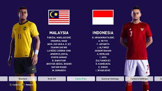 eFootball PES 2021 - Malaysia vs indonesia GAMEPLAY PC 2022