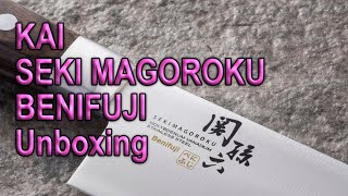 Unboxing noża Kai Seki Magoroku Benifuji