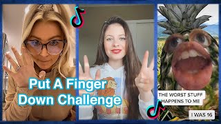 Put A Finger Down Challenge (Female Edition) | Tik Tok Challenge