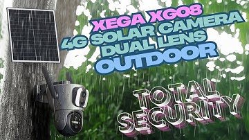 XEGA XG-08 - DUAL LENS SECURITY CAMERA - 4G & WIFI & FOREVER ONLIE - FULL TEST