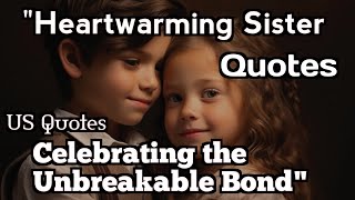 "Heartwarming Sister Quotes: Celebrating the Unbreakable Bond"||US Quotes Profile