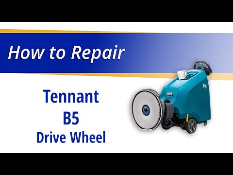 How to Replace the Drive Wheel on the Tennant B5