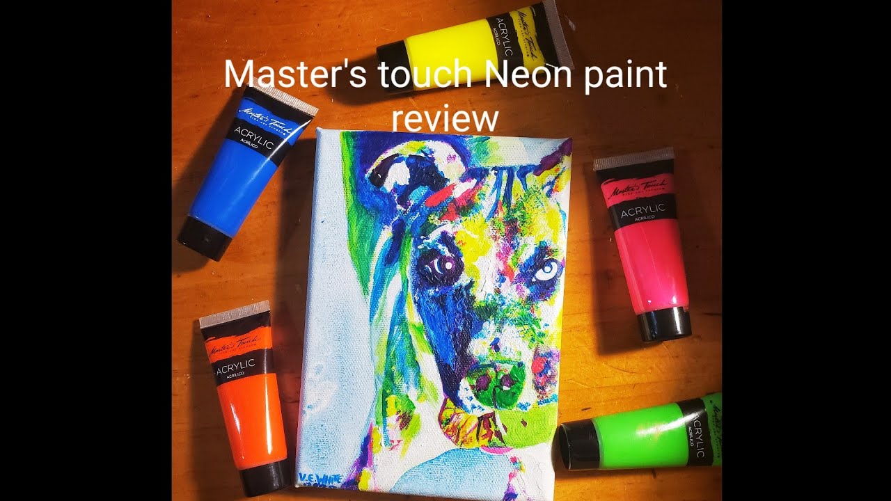 Trying out Master's touch Neon paints! Quick review 