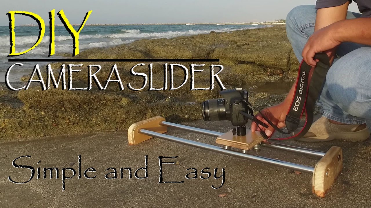 How to Make an Easy Camera Slider That Works Like a Professional - YouTube