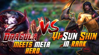 Dracula meets Meta Hero Yi Sun Shin in Rank Game! | MLBB screenshot 2
