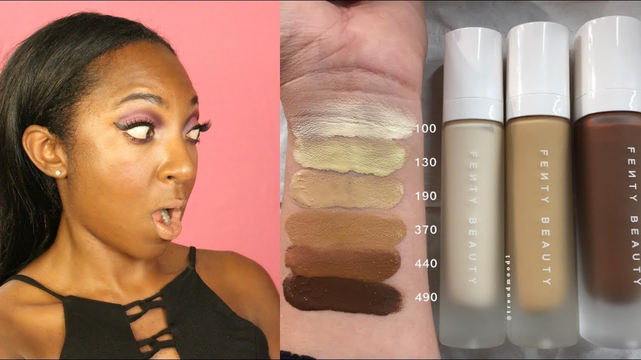 Fenty Beauty Overview Swatches Prices Foundation Shade For Every Skintone Youtube