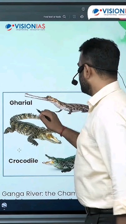 Types of Crocodiles India has, with IUCN Status by Rajesh Govindraj Sir