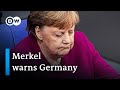 'The hardest decisions of my career' - Angela Merkel addresses German Parliament | DW News
