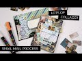 Mail Art Process | Collage Snail Mail Folder