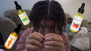 Mini twist take down + Mekasa Beauty Face Oils