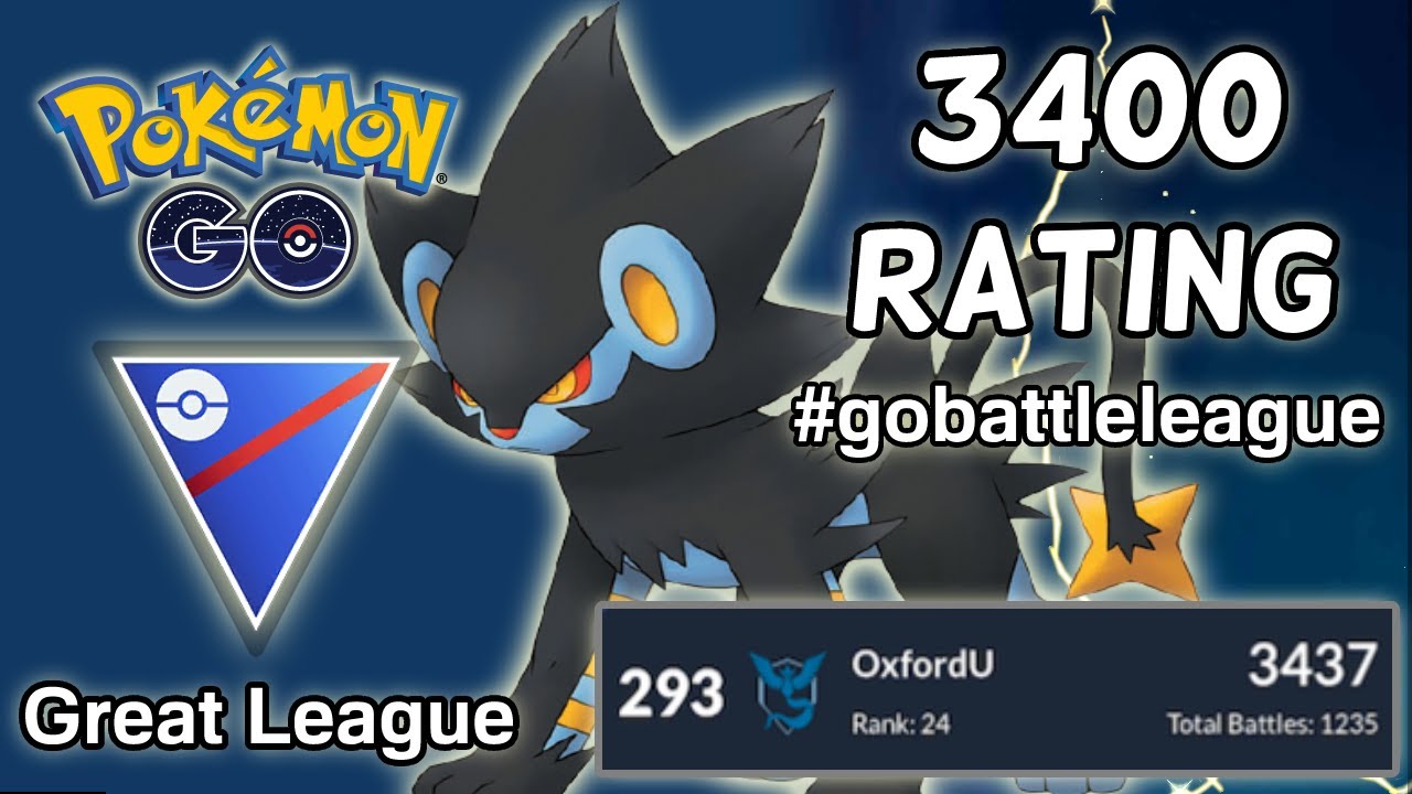 New Psychic Fangs Luxray In 3400 Rating Battles Great League Pokemon Go Battle League Pvp ポケモンgo Tips Tricks