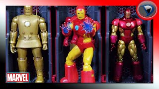 Hasbro Marvel Legends: Iron Man Retro Wave  Iron Man Model 9 Action Figure Review!