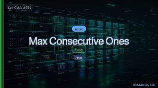 LeetCode 485: Max Consecutive Ones — The Array Scan Trick (C#)