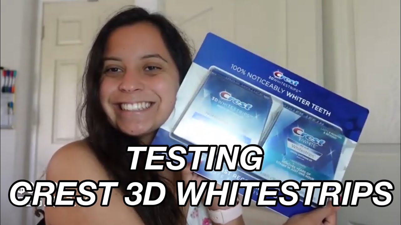 TESTING CREST 3D WHITESTRIPS!
