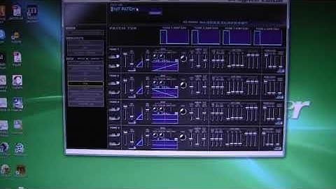 Roland AX synth - How to program the Shepard scale