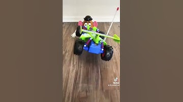 Live Action Toy Story RC Hits Mr. Potato Head #shorts