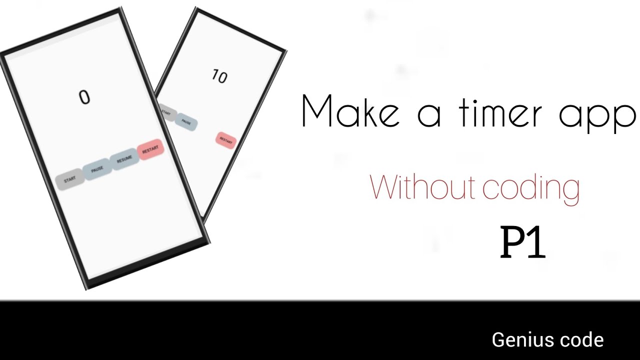 How to make a timer app without coding - YouTube