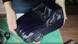 How to create a miniature car for stop motion animation