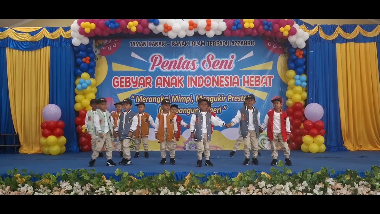 💙💙 Keren  Gerak Lagu Judul : Terhebat. (TKIT AZ ZAHRO BERAU)