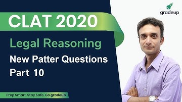 CLAT 2020 | New Pattern Questions | Legal Reasoning | Part 10 | Surajit Bhaduri | Gradeup