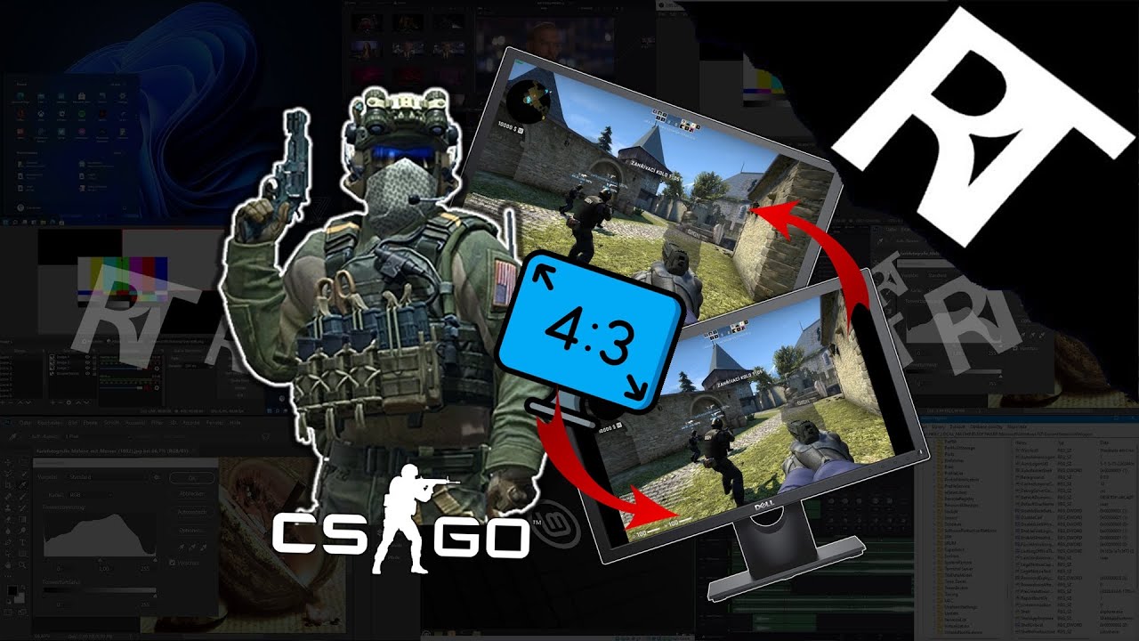 Jak nastavit obraz na 4 3 v CS:GO?