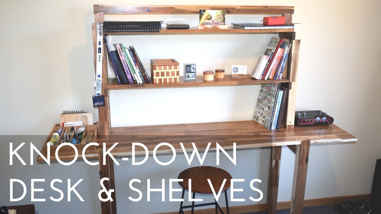 Knockdown Desk & Shelves YouTube