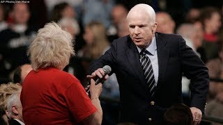 McCain defends Obama as 'decent family man' on campaign trail